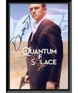 Quantum of Solace Daniel Craig signed movie poster - £586.38 GBP