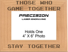 Those Who Game Together Engraved Picture Frame - Gaming Nerdy Geeky Couples Gift - £19.17 GBP+