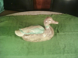 Antique/Vintage Ceramic Duck Figurine/Decoy 12in Long - £39.96 GBP