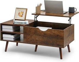Lift Top Coffee Table With Storage, Lift Tabletop Coffee Table W/Hidden ... - $311.99