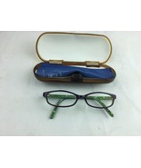 Op Ocean Pacific childrens Eye Glasses frame Eggplant plus case - $39.58