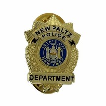 New Paltz New York Police Department Law Enforcement Enamel Lapel Hat Pin - £11.72 GBP