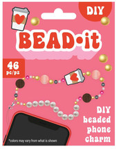 DIY Coffee Bead It Phone Charm or Bracelet Kit Kids Craft Gift - £7.97 GBP