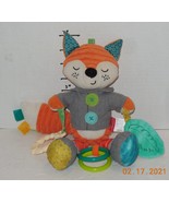 Infantino Playtime Pal Fox Plush Hanging Busy Stroller Sensory Toy - $9.70