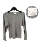 Partners Intimate Women’s XL Gray Long Sleeve Blouse Soft Casual Everyda... - $272.41 MXN