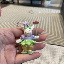 Easter Bunny Clown Ornament Parading Parasol Avon - €4,26 EUR