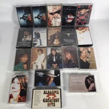 Country Cassette Tape lot Garth Brooks George Strait Reba Alabama Shania Faith - £23.97 GBP