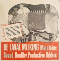 1947 De Laval Cow Milking Machinery Advertisement Agriculture Farming DW... - £15.27 GBP