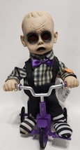 Spooky Village Animated Bicycle Creepy Doll Halloween Prop - $42.56