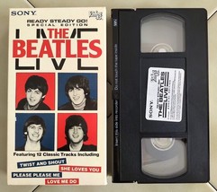 Ready Steady Go! The Beatles Live - 12 Classic Tracks Vhs Tape (Sony, 1985) - £7.68 GBP