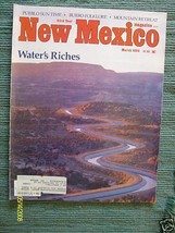 New Mexico Magazine 1985 March Water Pueblo Burro Lore License Plates Collect - £21.64 GBP