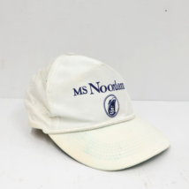 RARE Ms Noordam Cruise Ship Flat Bill Cap 6 Panel Hat Snap Back Hat Cap - $52.49