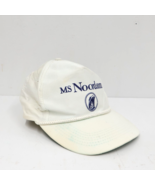 RARE Ms Noordam Cruise Ship Flat Bill Cap 6 Panel Hat Snap Back Hat Cap - £39.70 GBP