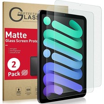 [2 Pack Matte Glass Screen Protector Designed For Ipad Mini 6 2021 8.3&quot;, Anti-Gl - £22.77 GBP