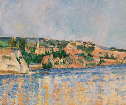 12551.Room Wall Poster.Interior art design.Paul Cezanne painting.Marseille Bay - $16.20+