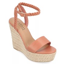 Journee Collection Women Ankle Strap Espadrille Sandals Andiah Size US 7.5 Rose - £20.29 GBP