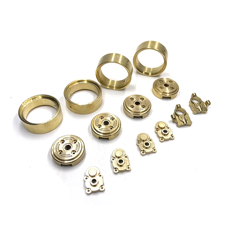 For FMS 1/24 Xiaoqi FCX24 RC Car brass counterweight wheel frame steerin... - £34.63 GBP