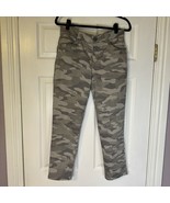 Democracy Ab Technology Women&#39;s Stretch Camo Ankle Skinny Pants Sz 12 Go... - $22.00