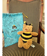 JELLYCAT Bartholomew Bear Bumblebee With Dust Bag Authentic Removable Co... - $84.10