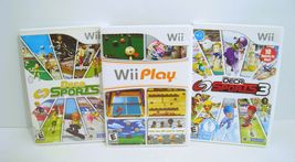 Deca Sports, Deca Sports 3, Wii Play (Nintendo Wii) Game Lot - $19.95
