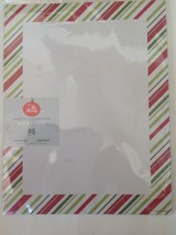 Gartner Computer Print Paper 25 Sheets Christmas Peppermint Border 8.5x11 - £6.83 GBP