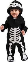 Rubies Baby Skeleton Romper Costume, Black/White, 6-12 Months - £59.58 GBP