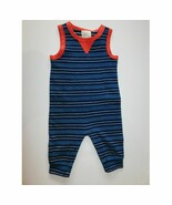 First Impressions Baby 3-6M Navy Sea Blue Striped Pocket Snaps Tank Romp... - $240.05 MXN