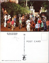 Wisconsin Dells Stand Rock Native American Ceremonial War Dance VTG Postcard - £7.44 GBP