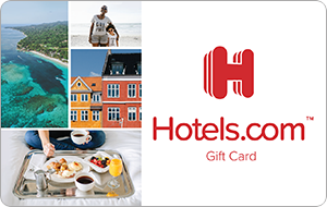Hotels.com® - $10.00+