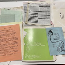 Vintage Tri-chem MLM ephemera folders Order Sheets Envelopes Reservation Cards - £21.94 GBP