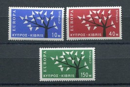 Cyprus 1963 Mi 215-7 Mnh Europa Cv 160 Euro Mnh 6666 - £51.56 GBP