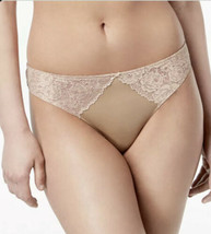 Inc International Concepts Women’s Smooth Lace Thong, Size Large - £7.30 GBP