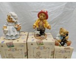 Lot Of (3) 1996 Members Only Cherished Teddies Emily Kurtis And Harrison - $53.45