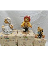 Lot Of (3) 1996 Members Only Cherished Teddies Emily Kurtis And Harrison - £42.35 GBP