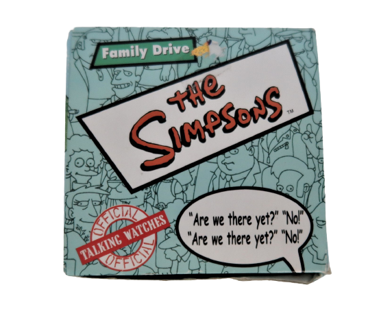 Primary image for 2002 Burger King The Simpsons Talking Watches - Homer & Family Drive- New in Box