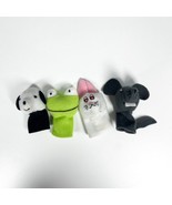 Ikea Titta Djur Set 4 Animals Plush Finger Puppets - Panda,Frog,Rabbit, ... - £7.00 GBP