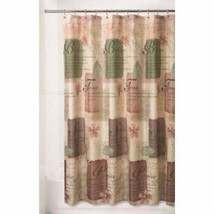 Essential Home Believe Shower Curtain, Beige &amp; Tan 70X72&#39;&#39; - £15.04 GBP