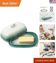 Chic Butter Holder with Handle and Lid - 7.3&#39; L, Perfect Gift for Any Oc... - $36.00