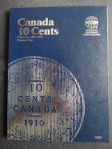 Whitman Canada 10 Cents #1 Coin Folder 1858-1936 Album Book 3202 - £6.87 GBP
