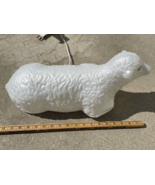 Vintage Lighted Plastic BLOW MOLD Christmas 18&quot; LAMB-Sheep, General Foam... - €79,23 EUR