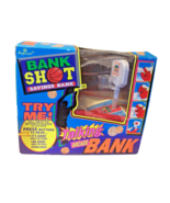 VINTAGE 1996 ELECTRONIC TALKING BASKETBALL COIN BANK - RARE - - $16.80