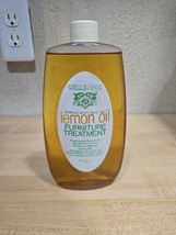 Vintage Gillespie 16 Oz Lemon Oil Furniture Treatment Discontinued Old S... - $54.21