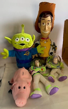 Disney Toy Story Woody Alien Buzz Lightyear &amp; Hamm hand puppet set #25 - $49.42