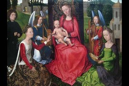 Virgin and Child with Saints Catherine of Alexandria and Barbara, early 1480s - $19.97