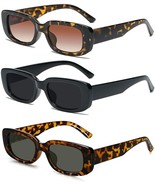 Sunglasses for Women Men 3 Pack Polarized UV Protection Sun Glasses Tren... - £12.25 GBP