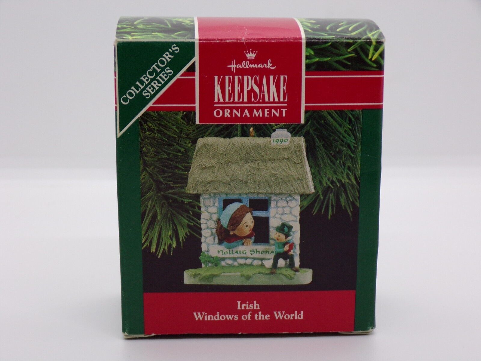 Primary image for 1990 Hallmark Ornament - Irish - Windows of the World - #6 in the Series