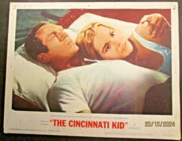 STEVE McQUEEN,TUESDAY WELD: (THE CINCINNATI KID) ORIG,1965 MOVIE LOBBY CARD - $99.00