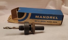 Blu-Mol Mandrel For Holesaw #5545  Hex Shank Un Used Damaged Box - £9.48 GBP