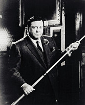 Jackie Gleason holding pool cue from The Hustler as Minnesota Fats 8x10 photo - £7.67 GBP