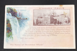 1929 Niagara Falls Home of Shredded Wheat Postcard Headquarters New York - £7.54 GBP